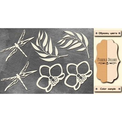 Набір чіпбордів ТМ Фабрика Декору FDCH-168, колір молочний, крафт