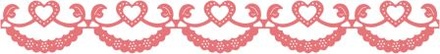 Ніж для вирубки від Cheery Lynn Designs - Sophia's Heart Border