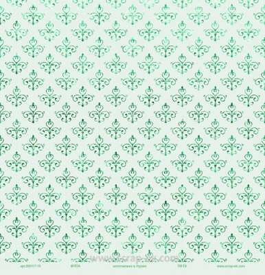 Аркуш паперу з глітером від Євгенія Курдібановська TM - "М’ята", 30x30 см