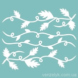 Чипборд від Вензелик - Набір "Флора 07", розмір: 80x96 мм