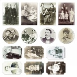 Аркуш висічок від 7 DOTS STUDIO - Cold Country - Elements 12x12- 30x30 см