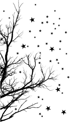 Резиновый штамп от Memory Box -  Stars at Night