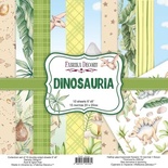 Набір скрап-паперу Dinosauria 20x20см 10 аркушів, ТМ Фабрика Декору