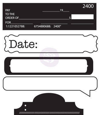 ЦЕНА СНИЖЕНА! Акриловый штамп от Prima - Clear Acrylic Stamp - Engraver #4