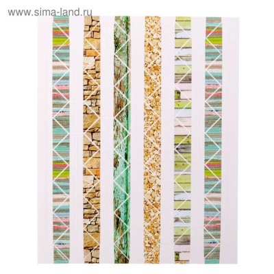 Пластикові наліпки - куточки для фотографій від Артузор - "Naturals", 11x13 см