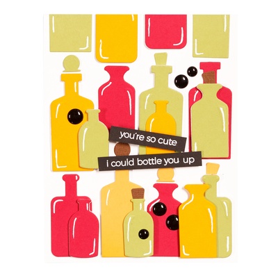 Ножи от Spellbinders - Bottles - Бутылки