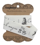 Стрічка від ScrapBerryʼs - Квадратна, 25мм, 2м, бавовна