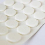 Спайдер для дисків, самоклейний, колір білий, 17мм, 1 шт.