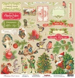 Карточки для вырезания от Scrapberry's - Ночь перед Рождеством - Рождественские подарки, 30,5х30,5 см., 180 гр/м, односторонний, 1 лист