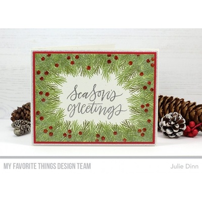 Акриловый штамп My Favorite Things - Hand-Lettered Holiday Greetings
