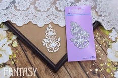 Ножі для вирубки Fantasy рамка «Кущ шипшини» розмір 6.3*4.2см