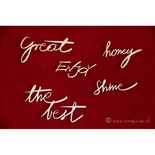 Чипборд Scrapiniec - Brush art script - Great