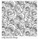 Резиновый штамп My Favorite Things - BG Roses All Over Background