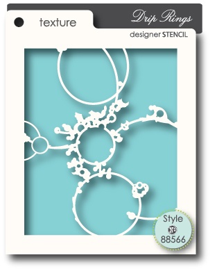 Маска від Memory Box - Stensils - Drip Rings