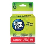 Клеевые капли Glue Dots - Craft - Roll, 200 штук, 13 мм, в рулоне
