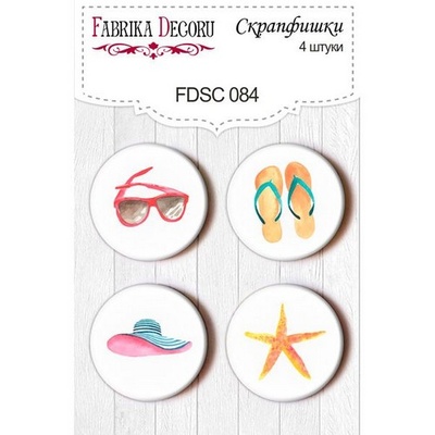 Набор скрапфишек Фабрика Декору из 4 шт FDSC 084