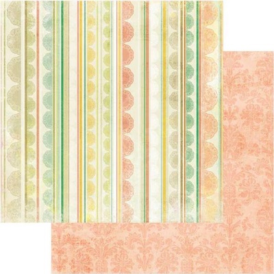 Лист скрапбумаги My Mind's Eye - Baby Lacey, 30х30 см, двусторонняя