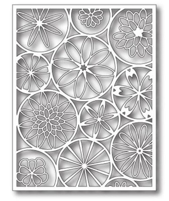 Ніж від Poppystamps - Dies - Mod Flower Background