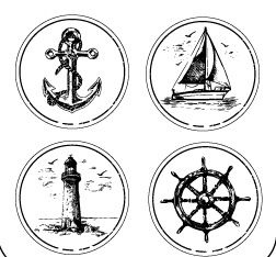 Деревянные фишки с гравировкой №2 от ScrapBerry's - Курортный Роман