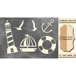 Чипборд Фабрика Декору - FDCH-141, колір молочний, крафт