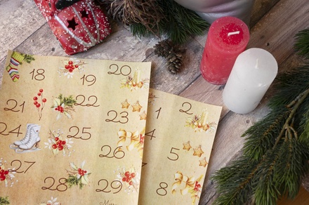 Набір для творчості Адвент-календар # 8, ТМ Fabrika Decoru, АНГЛІЙСЬКА МОВА