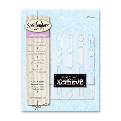 Папка для тиснення від Spellbinders - Curtain Beads