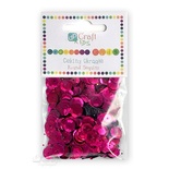 Паєтки круглі 9 мм, 10, колір фуксія, TM dpCraft (Dalprint)