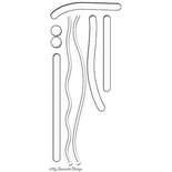 Лезвие My Favorite Things - Die-namics Surf & Turf, для создания подвижных элементов