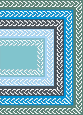 Ніж для вирубки Celtic Chain Rectangle від Cheery Lynn Designs
