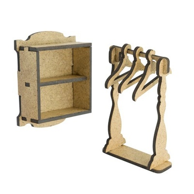 3D Заготовка фигурки для оформления шедоубокса №53, ТМ Фабрика Декора