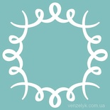 Чипборд від Вензелик - Рамка 56, 78x78 мм, розмір: 78x78 мм