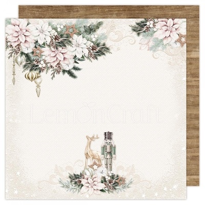 Набiр паперу для скрапбукiнгу Lemoncraft - Cozy Christmas, 30.5x30.5см