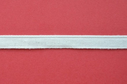 Стрічка поліграфічна від ScrapBerryʼs, Краптал, колір білий, 1м, 12 мм