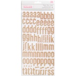 Стикеры-алфавиты с золотым глиттером  от Crate Paper - Maggie Holmes Chasing Dreams Thickers Stickers 5.5"X11", 169 шт.