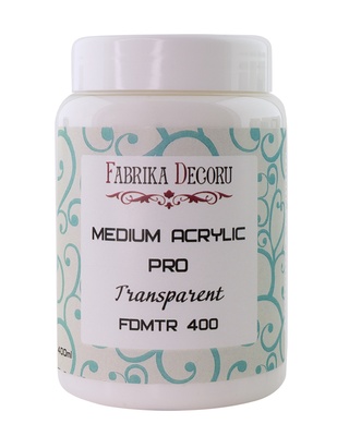 Медіум акриловий - Фабрика Декору - Прозорий, 400 мл