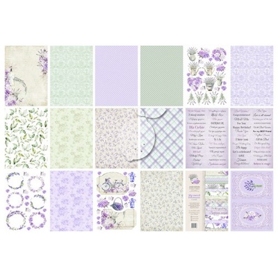 Набір скрап-паперу LemonCraft - My sweet Provence, 21x29 см, двосторонній
