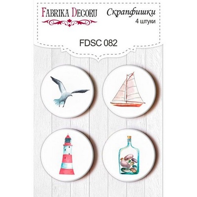 Набір скрап-фішок від ТМ Фабрика Декору з 4 шт. FDSC 082