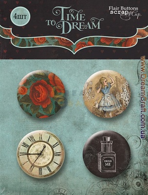 Набір фішок для скрапбукінгу від Scrapmir - Funny Friends, 4 шт