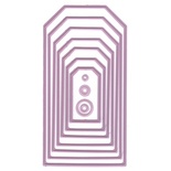 Лезвие Nellie Snellen - Multi Frame Dies - Straight Tags