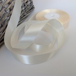 Атласная лента Ivory, цвет слоновой кости, ширина 24 мм, длина 90 см