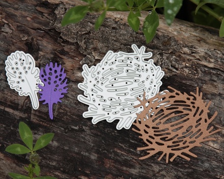 Набір ножів для вирубки з Fluffy Duffy Design - Гніздечко трясогузки