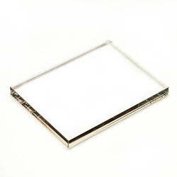 Акриловый блок, прямоугольный, 100х75х8 мм