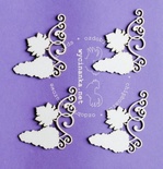 Чипборд від Wycianka - Орнаменти з виноградом, 4 шт.