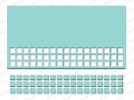 Ніж для вирубки від Impression Obsession - Square Cutout Border