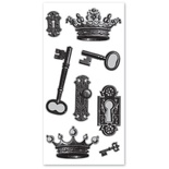 Набір гумових штампів Hampton Art/Diffusion - Crowning Moments, з мʼякою оснасткою