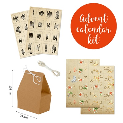 Набір для творчості Адвент-календар #8 UA, ТМ Fabrika Decoru, укр.мова