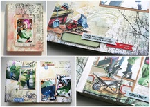 Набір для виготовлення альбому від ТМ "Елена Виноградова" - Дитячий майданчик, 15х20см