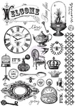 ЦЕНА СНИЖЕНА! Акриловый штамп от Prima - Cling Mount Stamps- Printery