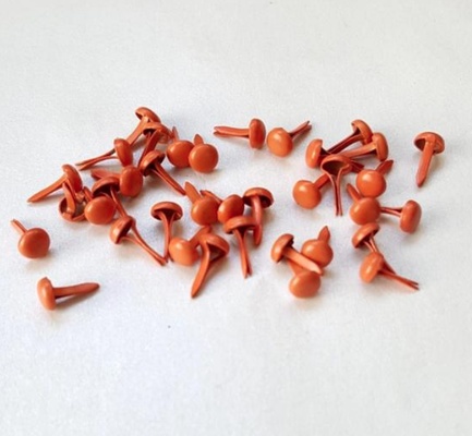 Набір брадсів, розмір 8x4,5 мм, 20 шт., помаранчеві