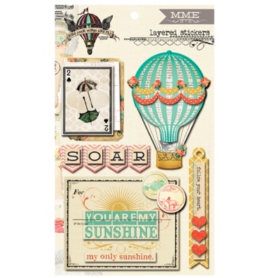 Наліпки My Mind 's Eye - Sky's the Limit, 8 шт